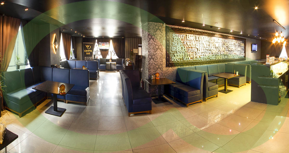 интерьер лаунж бара CRYPTO BAR